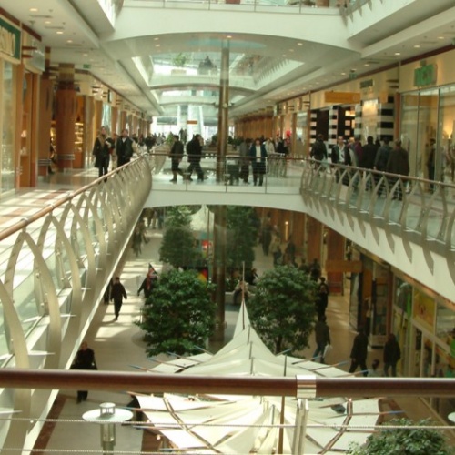 Nový Smíchov shopping centre – railings